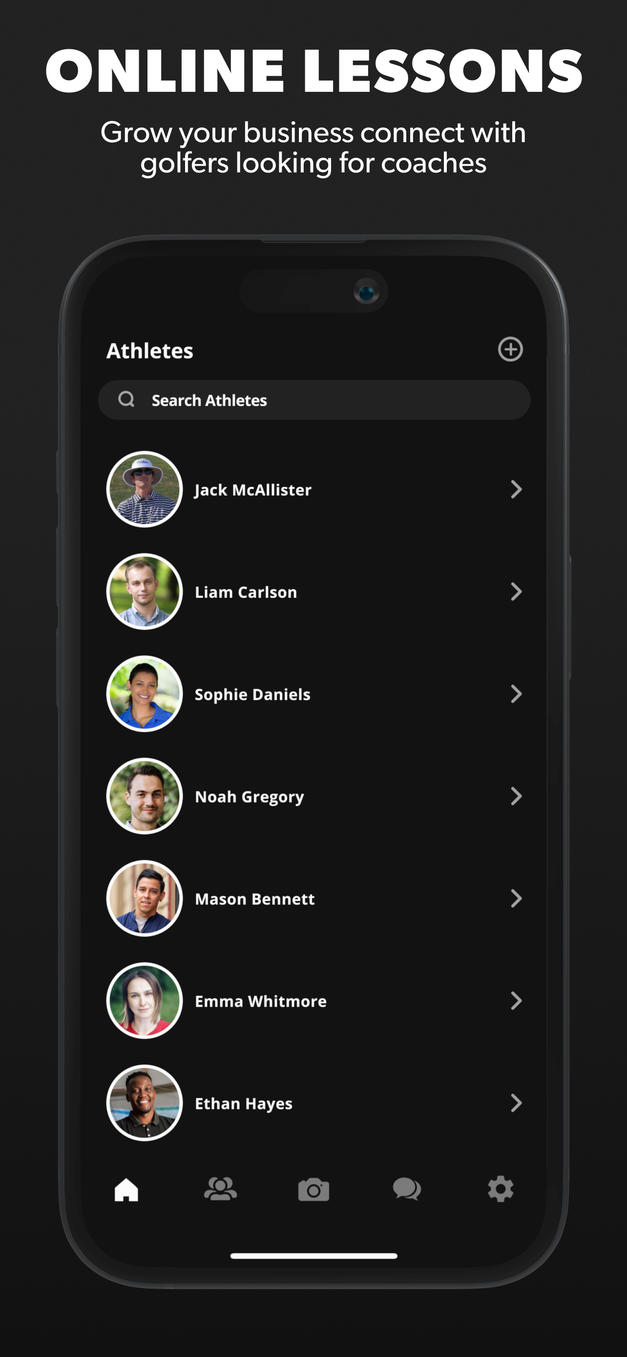 Athlete management and online lesson booking